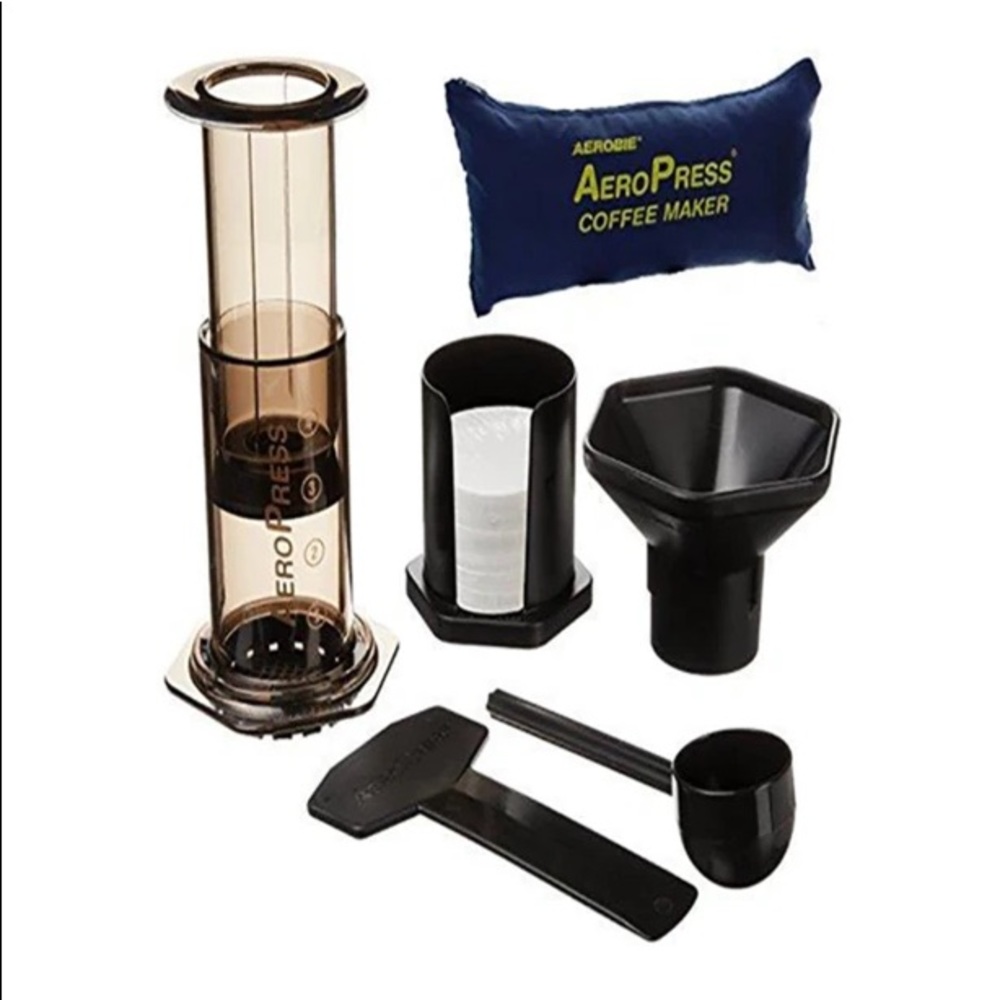 AeroPress Coffee Maker by Aerobie with 350 Filters